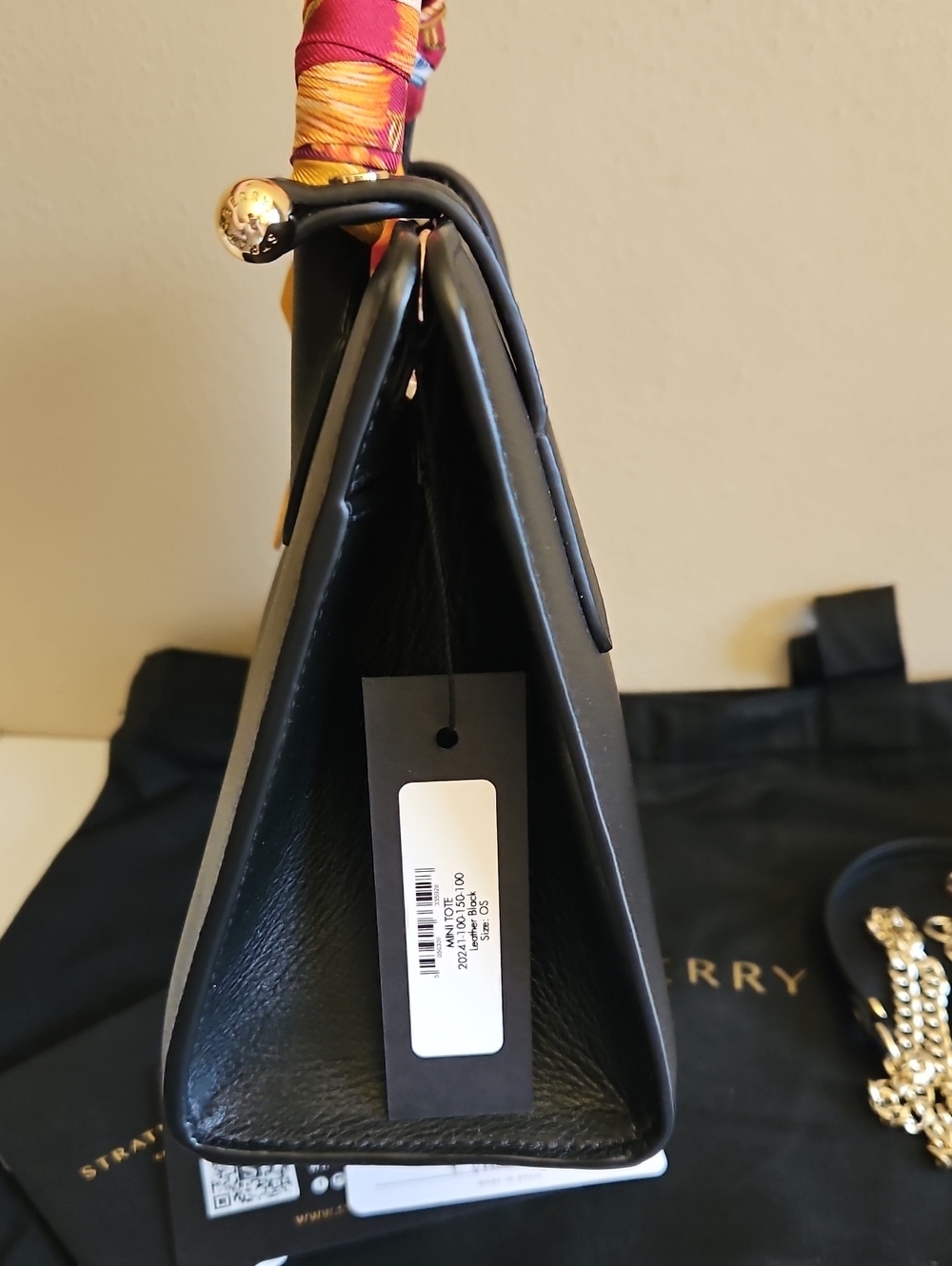 Strathberry Mini Tote In Black - Picture 2 of 9